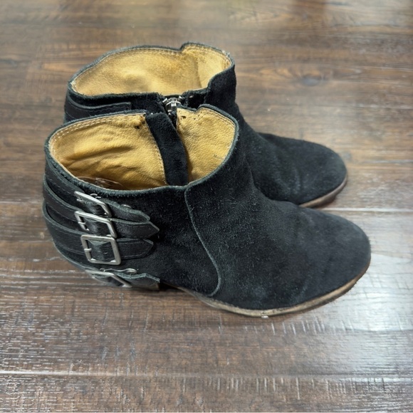 H by Hudson Encke Black Suede Ankle Booties Size‎ EU 39 Women - Picture 3 of 14